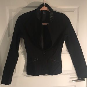 Black suit jacket